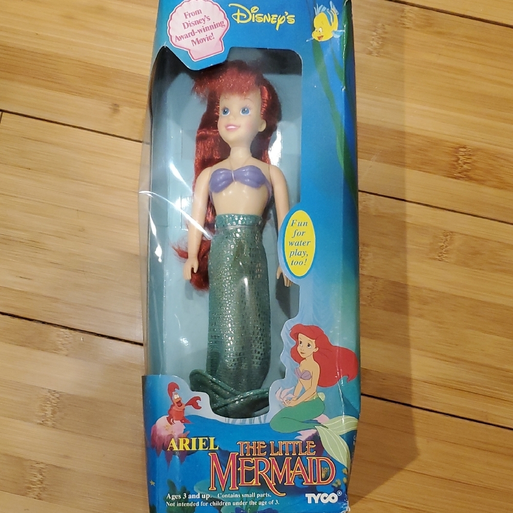 1991 Tyco New In Box Disney's Ariel The Little Mermaid Doll